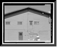Historic Framed Print, NASA Industrial Plant, Material Conservation & Storage Facility, 12214 Lakewood Boulevard, Downey, Los Angeles County, CA - 2,  17-7/8" x 21-7/8"
