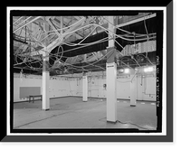 Historic Framed Print, NASA Industrial Plant, Material Conservation & Storage Facility, 12214 Lakewood Boulevard, Downey, Los Angeles County, CA - 6,  17-7/8" x 21-7/8"