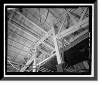 Historic Framed Print, NASA Industrial Plant, Material Conservation & Storage Facility, 12214 Lakewood Boulevard, Downey, Los Angeles County, CA - 10,  17-7/8" x 21-7/8"