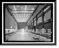 Historic Framed Print, NASA Industrial Plant, Systems Integration & Checkout Facility, 12214 Lakewood Boulevard, Downey, Los Angeles County, CA,  17-7/8" x 21-7/8"
