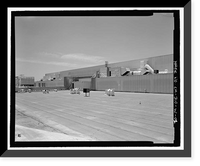 Historic Framed Print, NASA Industrial Plant, Systems Integration & Checkout Facility, 12214 Lakewood Boulevard, Downey, Los Angeles County, CA - 2,  17-7/8" x 21-7/8"