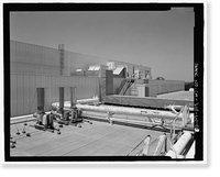 Historic Framed Print, NASA Industrial Plant, Systems Integration & Checkout Facility, 12214 Lakewood Boulevard, Downey, Los Angeles County, CA - 3,  17-7/8" x 21-7/8"