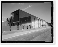 Historic Framed Print, NASA Industrial Plant, Systems Integration & Checkout Facility, 12214 Lakewood Boulevard, Downey, Los Angeles County, CA - 6,  17-7/8" x 21-7/8"