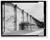 Historic Framed Print, NASA Industrial Plant, Systems Integration & Checkout Facility, 12214 Lakewood Boulevard, Downey, Los Angeles County, CA - 9,  17-7/8" x 21-7/8"