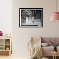 Historic Framed Print, NASA Industrial Plant, Systems Integration & Checkout Facility, 12214 Lakewood Boulevard, Downey, Los Angeles County, CA - 18,  17-7/8" x 21-7/8"