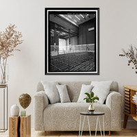 Historic Framed Print, NASA Industrial Plant, Systems Integration & Checkout Facility, 12214 Lakewood Boulevard, Downey, Los Angeles County, CA - 19,  17-7/8" x 21-7/8"