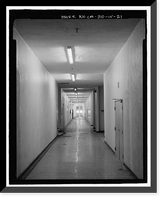 Historic Framed Print, NASA Industrial Plant, Systems Integration & Checkout Facility, 12214 Lakewood Boulevard, Downey, Los Angeles County, CA - 21,  17-7/8" x 21-7/8"