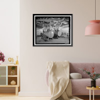 Historic Framed Print, NASA Industrial Plant, Systems Integration & Checkout Facility, 12214 Lakewood Boulevard, Downey, Los Angeles County, CA - 27,  17-7/8" x 21-7/8"