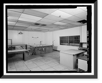Historic Framed Print, NASA Industrial Plant, Systems Integration & Checkout Facility, 12214 Lakewood Boulevard, Downey, Los Angeles County, CA - 32,  17-7/8" x 21-7/8"