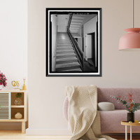 Historic Framed Print, NASA Industrial Plant, Systems Integration & Checkout Facility, 12214 Lakewood Boulevard, Downey, Los Angeles County, CA - 36,  17-7/8" x 21-7/8"