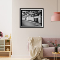 Historic Framed Print, NASA Industrial Plant, Systems Integration & Checkout Facility, 12214 Lakewood Boulevard, Downey, Los Angeles County, CA - 38,  17-7/8" x 21-7/8"