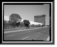 Historic Framed Print, Douglas Aircraft Company Long Beach Plant, 3855 Lakewood Boulevard, Long Beach, Los Angeles County, CA,  17-7/8" x 21-7/8"