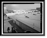Historic Framed Print, Douglas Aircraft Company Long Beach Plant, 3855 Lakewood Boulevard, Long Beach, Los Angeles County, CA - 9,  17-7/8" x 21-7/8"