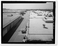 Historic Framed Print, Douglas Aircraft Company Long Beach Plant, 3855 Lakewood Boulevard, Long Beach, Los Angeles County, CA - 11,  17-7/8" x 21-7/8"