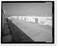 Historic Framed Print, Douglas Aircraft Company Long Beach Plant, 3855 Lakewood Boulevard, Long Beach, Los Angeles County, CA - 14,  17-7/8" x 21-7/8"