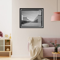 Historic Framed Print, Douglas Aircraft Company Long Beach Plant, 3855 Lakewood Boulevard, Long Beach, Los Angeles County, CA - 16,  17-7/8" x 21-7/8"