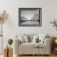 Historic Framed Print, Douglas Aircraft Company Long Beach Plant, 3855 Lakewood Boulevard, Long Beach, Los Angeles County, CA - 17,  17-7/8" x 21-7/8"