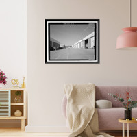 Historic Framed Print, Douglas Aircraft Company Long Beach Plant, 3855 Lakewood Boulevard, Long Beach, Los Angeles County, CA - 19,  17-7/8" x 21-7/8"