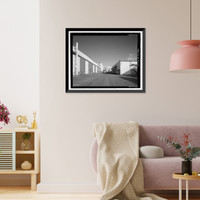 Historic Framed Print, Douglas Aircraft Company Long Beach Plant, 3855 Lakewood Boulevard, Long Beach, Los Angeles County, CA - 21,  17-7/8" x 21-7/8"
