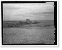 Historic Framed Print, Beale Air Force Base, Perimeter Acquisition Vehicle Entry Phased-Array Warning System, End of Spencer Paul Road, north of Warren Shingle, Marysville vicinity, Yuba County, CA - 2,  17-7/8" x 21-7/8"
