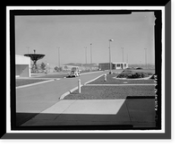 Historic Framed Print, Beale Air Force Base, Perimeter Acquisition Vehicle Entry Phased-Array Warning System, End of Spencer Paul Road, north of Warren Shingle, Marysville vicinity, Yuba County, CA - 6,  17-7/8" x 21-7/8"