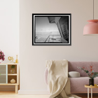 Historic Framed Print, Beale Air Force Base, Perimeter Acquisition Vehicle Entry Phased-Array Warning System, End of Spencer Paul Road, north of Warren Shingle, Marysville vicinity, Yuba County, CA - 9,  17-7/8" x 21-7/8"