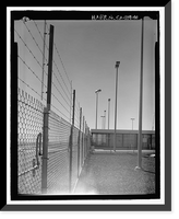 Historic Framed Print, Beale Air Force Base, Perimeter Acquisition Vehicle Entry Phased-Array Warning System, End of Spencer Paul Road, north of Warren Shingle, Marysville vicinity, Yuba County, CA - 10,  17-7/8" x 21-7/8"
