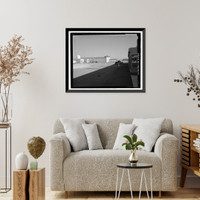 Historic Framed Print, Beale Air Force Base, Perimeter Acquisition Vehicle Entry Phased-Array Warning System, End of Spencer Paul Road, north of Warren Shingle, Marysville vicinity, Yuba County, CA - 12,  17-7/8" x 21-7/8"