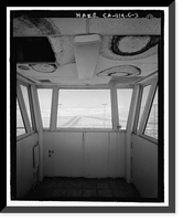 Historic Framed Print, Beale Air Force Base, Perimeter Acquisition Vehicle Entry Phased-Array Warning System, Guard Tower, End of Spencer Paul Road, north of Warren Shingle, Marysville vicinity, Yuba County, CA - 3,  17-7/8" x 21-7/8"