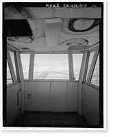 Historic Framed Print, Beale Air Force Base, Perimeter Acquisition Vehicle Entry Phased-Array Warning System, Guard Tower, End of Spencer Paul Road, north of Warren Shingle, Marysville vicinity, Yuba County, CA - 3,  17-7/8" x 21-7/8"