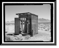 Historic Framed Print, Naval Ordnance Test Station Inyokern, Randsburg Wash Facility Target Test Towers, Tower Road, China Lake vicinity, Kern County, CA - 15,  17-7/8" x 21-7/8"
