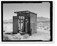 Historic Framed Print, Naval Ordnance Test Station Inyokern, Randsburg Wash Facility Target Test Towers, Tower Road, China Lake vicinity, Kern County, CA - 15,  17-7/8" x 21-7/8"