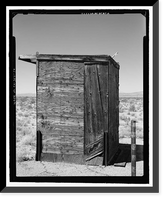 Historic Framed Print, Naval Ordnance Test Station Inyokern, Randsburg Wash Facility Target Test Towers, Tower Road, China Lake vicinity, Kern County, CA - 16,  17-7/8" x 21-7/8"