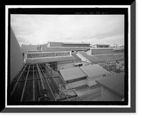 Historic Framed Print, Kahului Cannery, Plant No. 28, Cannery Building and Dryer House/Feed Storage Building, 120 Kane Street, Kahului, Maui County, HI,  17-7/8" x 21-7/8"