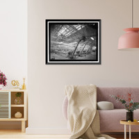 Historic Framed Print, Kahului Cannery, Plant No. 28, Cannery Building and Dryer House/Feed Storage Building, 120 Kane Street, Kahului, Maui County, HI - 8,  17-7/8" x 21-7/8"