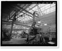 Historic Framed Print, Kahului Cannery, Plant No. 28, Cannery Building and Dryer House/Feed Storage Building, 120 Kane Street, Kahului, Maui County, HI - 9,  17-7/8" x 21-7/8"