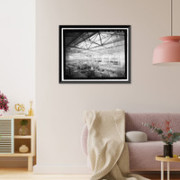 Historic Framed Print, Kahului Cannery, Plant No. 28, Cannery Building and Dryer House/Feed Storage Building, 120 Kane Street, Kahului, Maui County, HI - 10,  17-7/8" x 21-7/8"