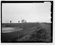 Historic Framed Print, POW-3 Distant Early Warning Line Station, Bullen Point, Prudhoe Bay vicinity, North Slope Borough, AK - 2,  17-7/8" x 21-7/8"