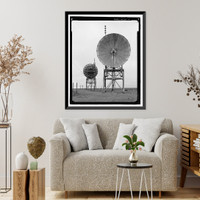 Historic Framed Print, POW-3 Distant Early Warning Line Station, Bullen Point, Prudhoe Bay vicinity, North Slope Borough, AK - 4,  17-7/8" x 21-7/8"