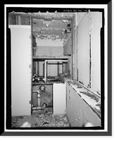 Historic Framed Print, POW-3 Distant Early Warning Line Station, Bullen Point, Prudhoe Bay vicinity, North Slope Borough, AK - 14,  17-7/8" x 21-7/8"