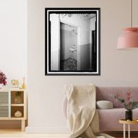 Historic Framed Print, POW-3 Distant Early Warning Line Station, Bullen Point, Prudhoe Bay vicinity, North Slope Borough, AK - 17,  17-7/8" x 21-7/8"