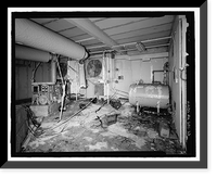 Historic Framed Print, POW-3 Distant Early Warning Line Station, Bullen Point, Prudhoe Bay vicinity, North Slope Borough, AK - 23,  17-7/8" x 21-7/8"