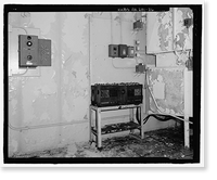 Historic Framed Print, POW-3 Distant Early Warning Line Station, Bullen Point, Prudhoe Bay vicinity, North Slope Borough, AK - 26,  17-7/8" x 21-7/8"