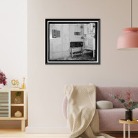 Historic Framed Print, POW-3 Distant Early Warning Line Station, Bullen Point, Prudhoe Bay vicinity, North Slope Borough, AK - 26,  17-7/8" x 21-7/8"