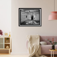 Historic Framed Print, POW-3 Distant Early Warning Line Station, Bullen Point, Prudhoe Bay vicinity, North Slope Borough, AK - 27,  17-7/8" x 21-7/8"