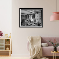 Historic Framed Print, POW-3 Distant Early Warning Line Station, Bullen Point, Prudhoe Bay vicinity, North Slope Borough, AK - 28,  17-7/8" x 21-7/8"