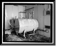 Historic Framed Print, POW-3 Distant Early Warning Line Station, Bullen Point, Prudhoe Bay vicinity, North Slope Borough, AK - 29,  17-7/8" x 21-7/8"