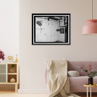 Historic Framed Print, POW-3 Distant Early Warning Line Station, Bullen Point, Prudhoe Bay vicinity, North Slope Borough, AK - 33,  17-7/8" x 21-7/8"