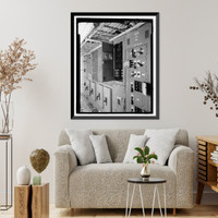 Historic Framed Print, POW-3 Distant Early Warning Line Station, Bullen Point, Prudhoe Bay vicinity, North Slope Borough, AK - 34,  17-7/8" x 21-7/8"