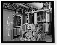 Historic Framed Print, POW-3 Distant Early Warning Line Station, Bullen Point, Prudhoe Bay vicinity, North Slope Borough, AK - 35,  17-7/8" x 21-7/8"